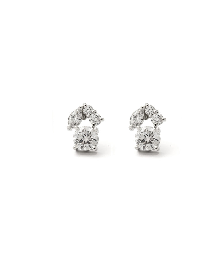 DIAMOND CLUSTER EARRINGS