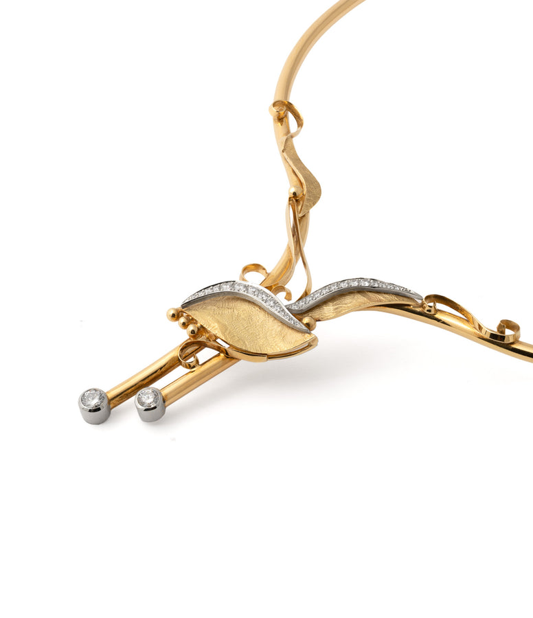 HERON NECKLACE: UNIQUE PIECE N°77