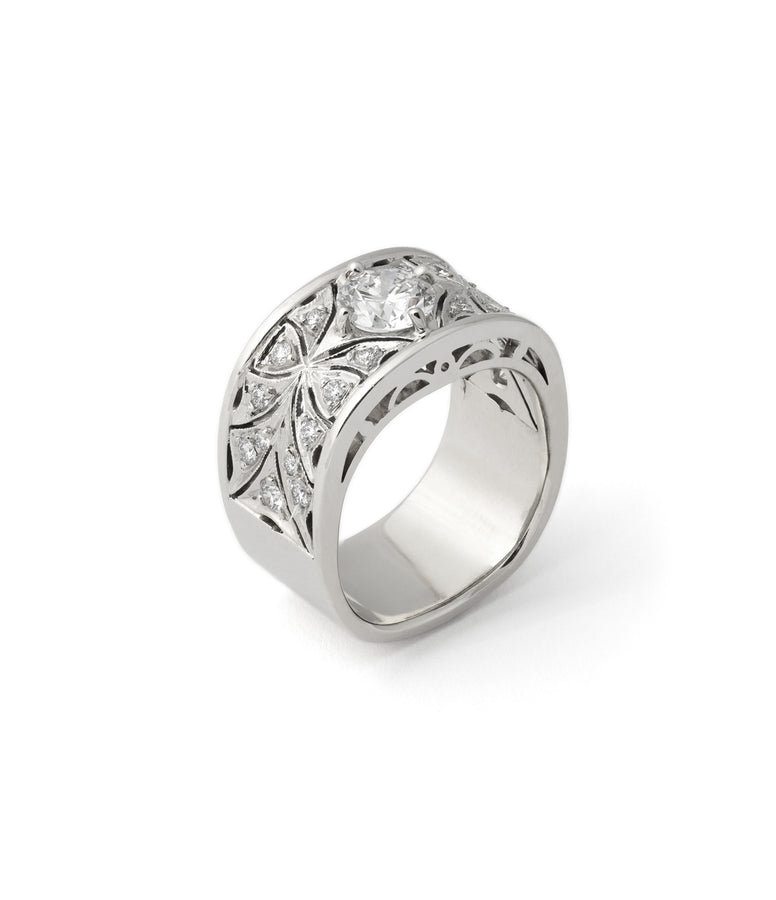 MJ SIGNATURE FILIGREE RING