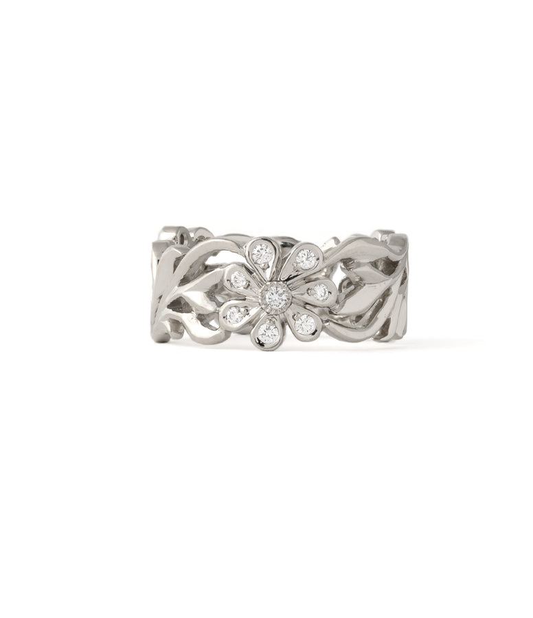 DIAMOND FLOWER RING