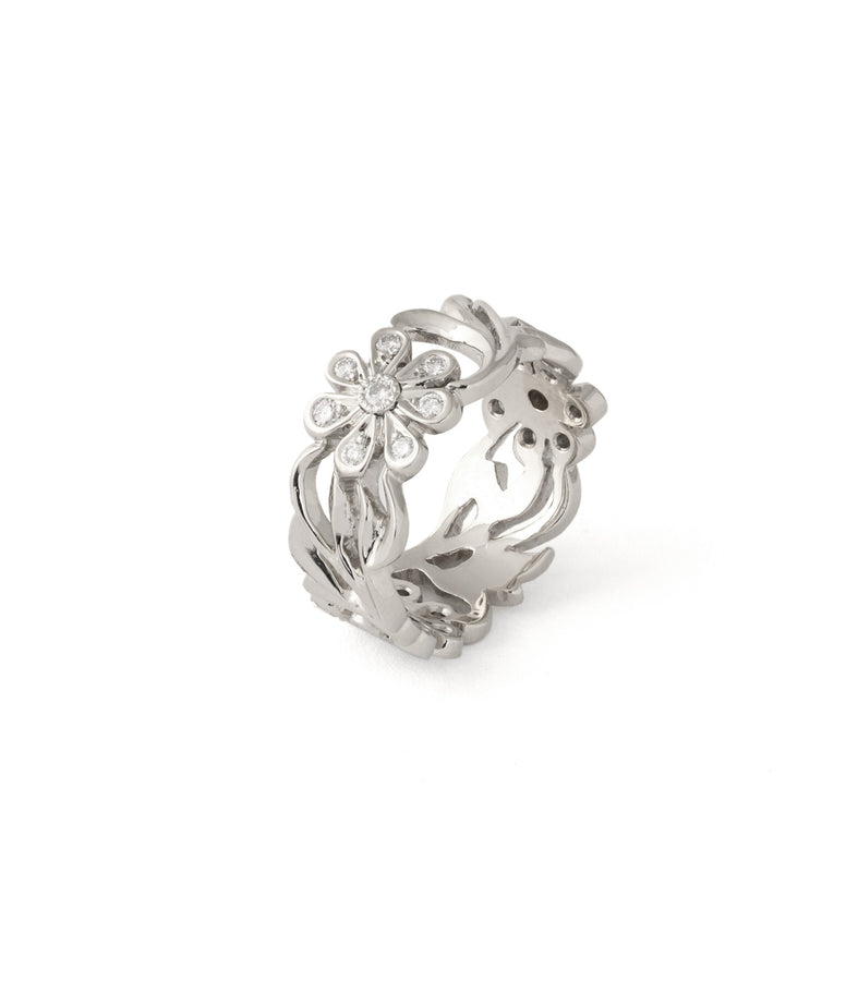 DIAMOND FLOWER RING