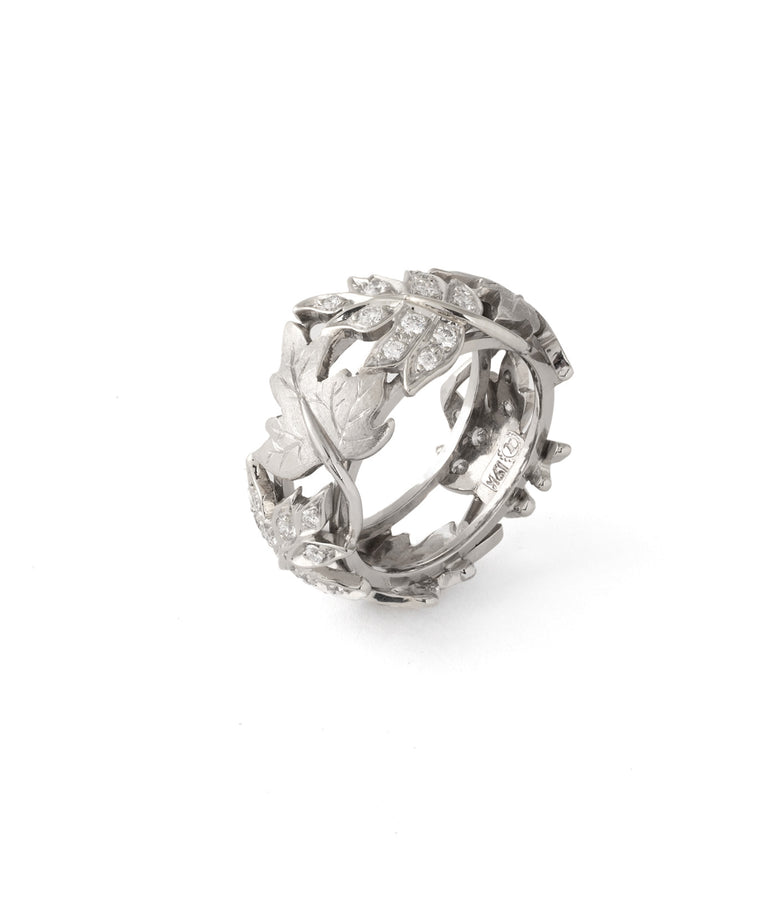 MAPLE LEAVES RING