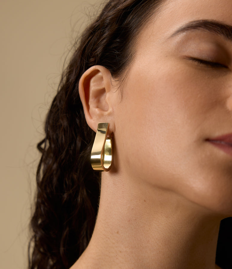 GOLDEN HOOPS EARRINGS