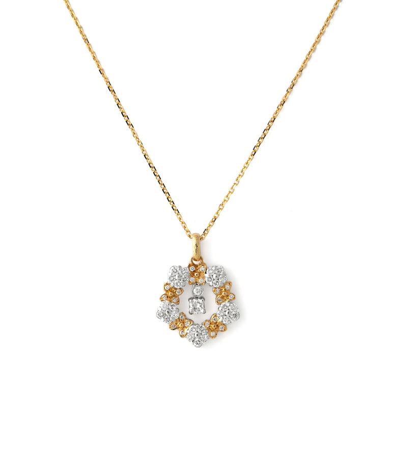 FLORAL DIAMOND NECKLACE