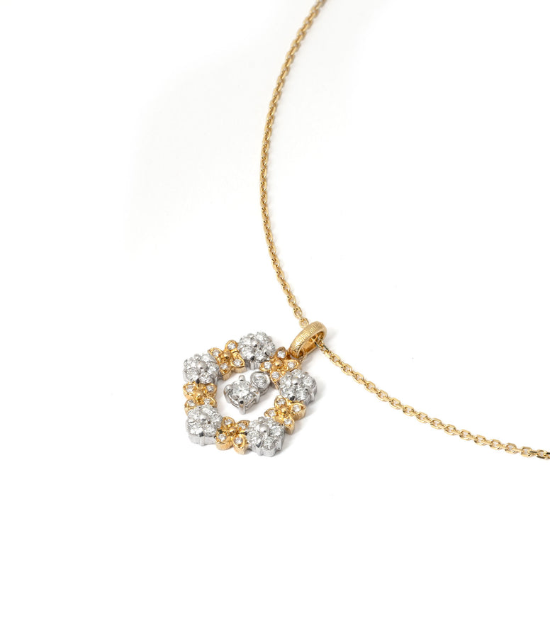FLORAL DIAMOND NECKLACE