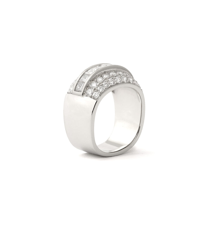 5 ROWS DIAMOND RING