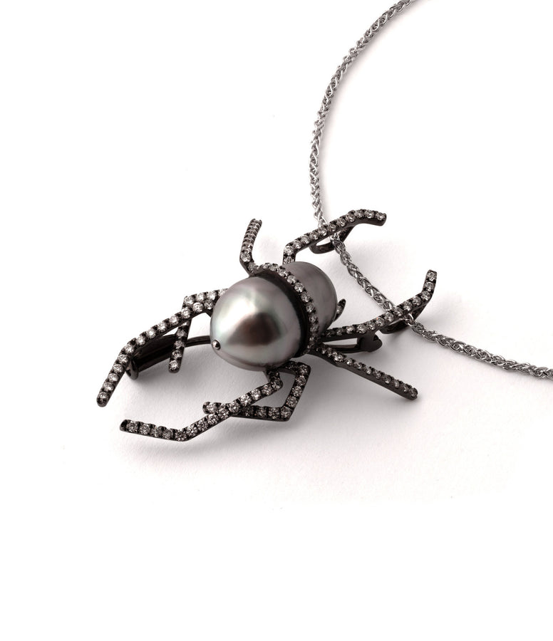 SPIDER PENDANT & BROOCH: UNIQUE PIECE N°78