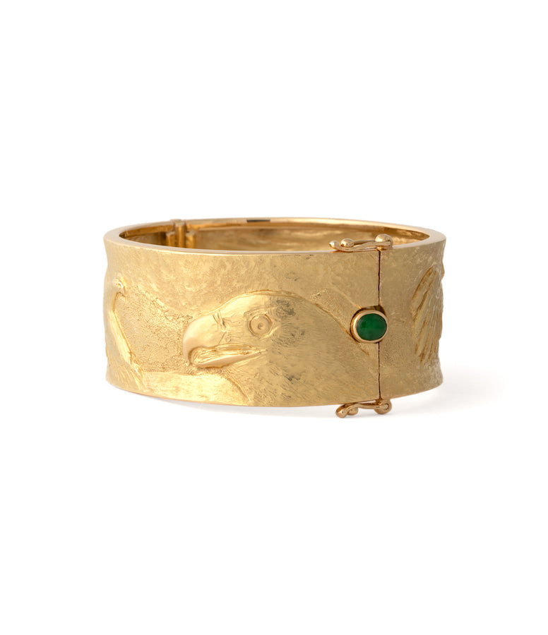 EAGLE REPOUSSE BANGLE: UNIQUE PIECE N°77