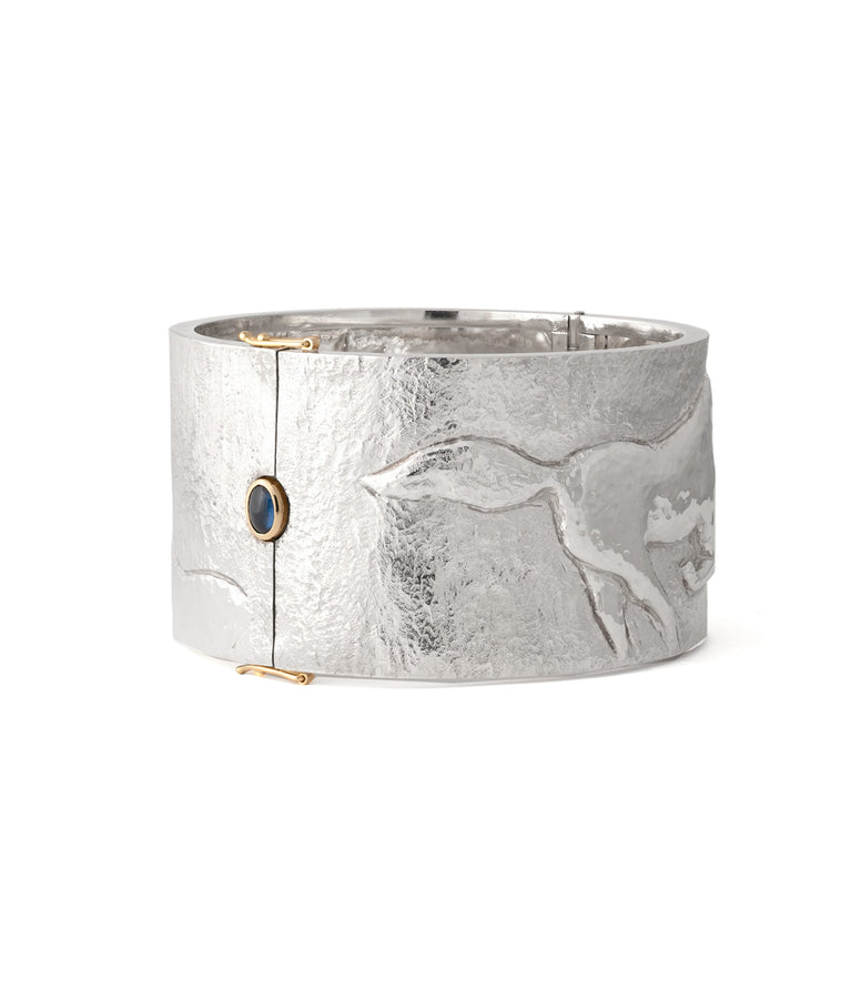 HORSE REPOUSSE BANGLE: : UNIQUE PIECE N°82