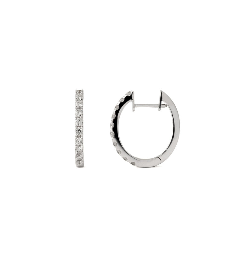 DIAMOND HOOP EARRINGS