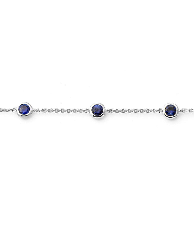 SPACED SAPPHIRES BRACELET