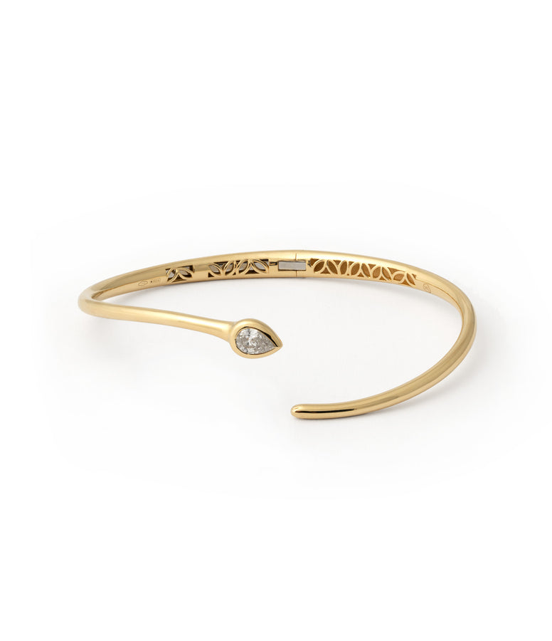 DIAMOND SNAKE BANGLE BRACELET