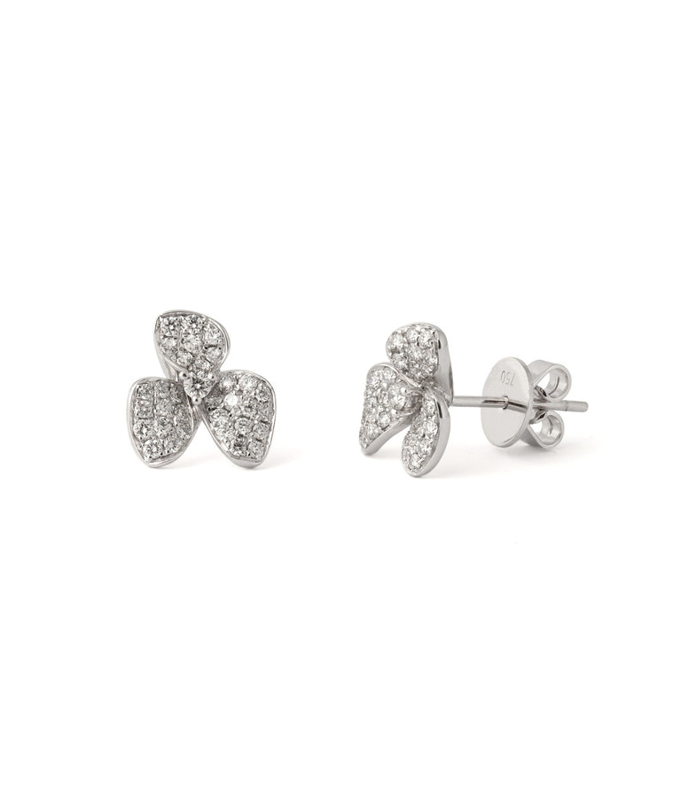 FLOWER DIAMOND EARRINGS