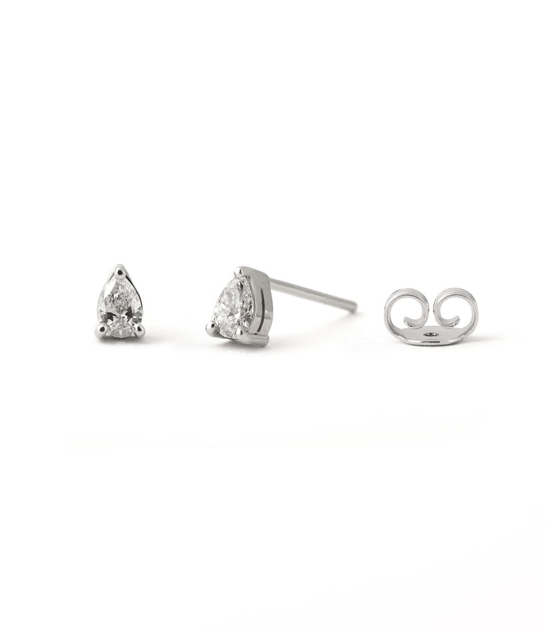 PEAR SHAPED DIAMOND STUDS