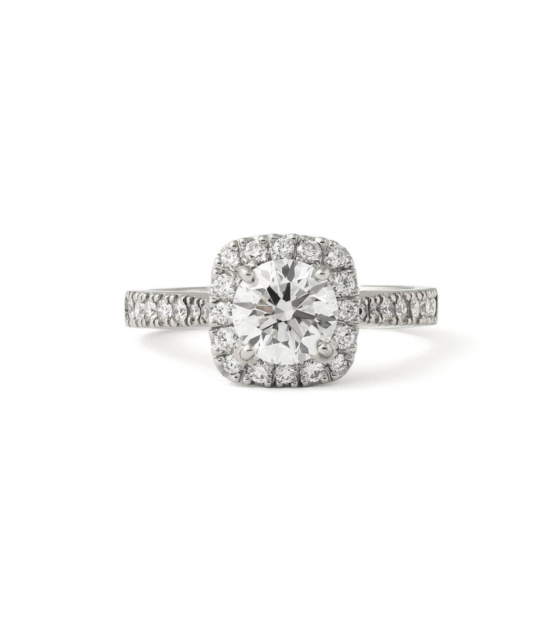 HALO RING WITH PAVE